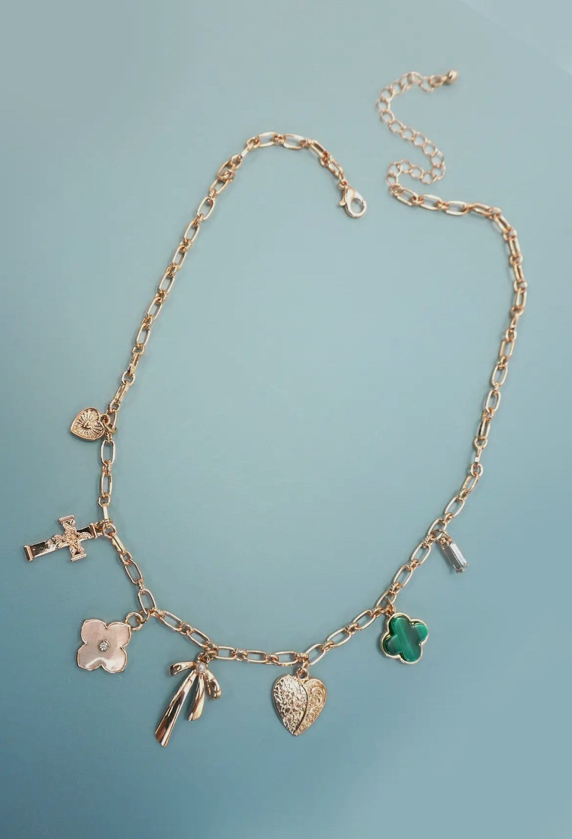 Charm Green Necklace
