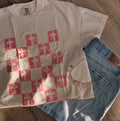 Checker Cross Tshirt