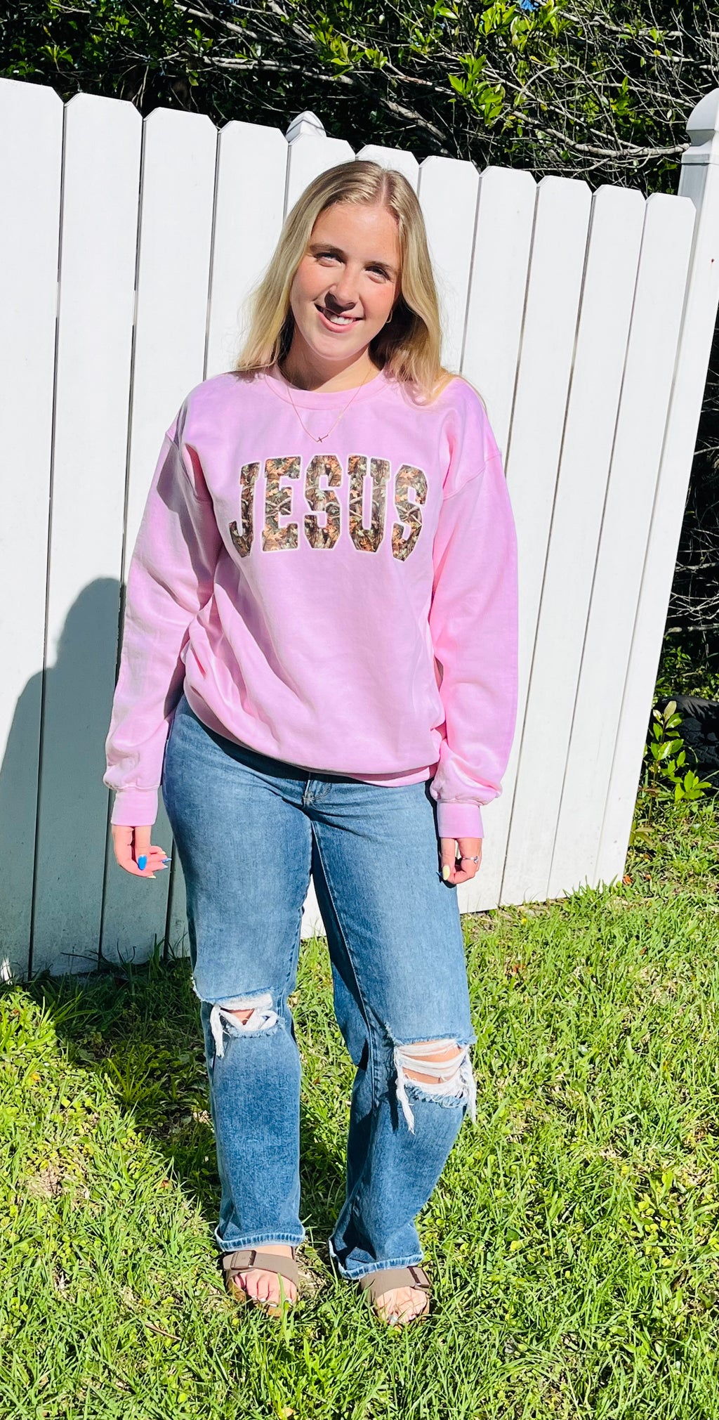Camo Jesus Sweatshirt