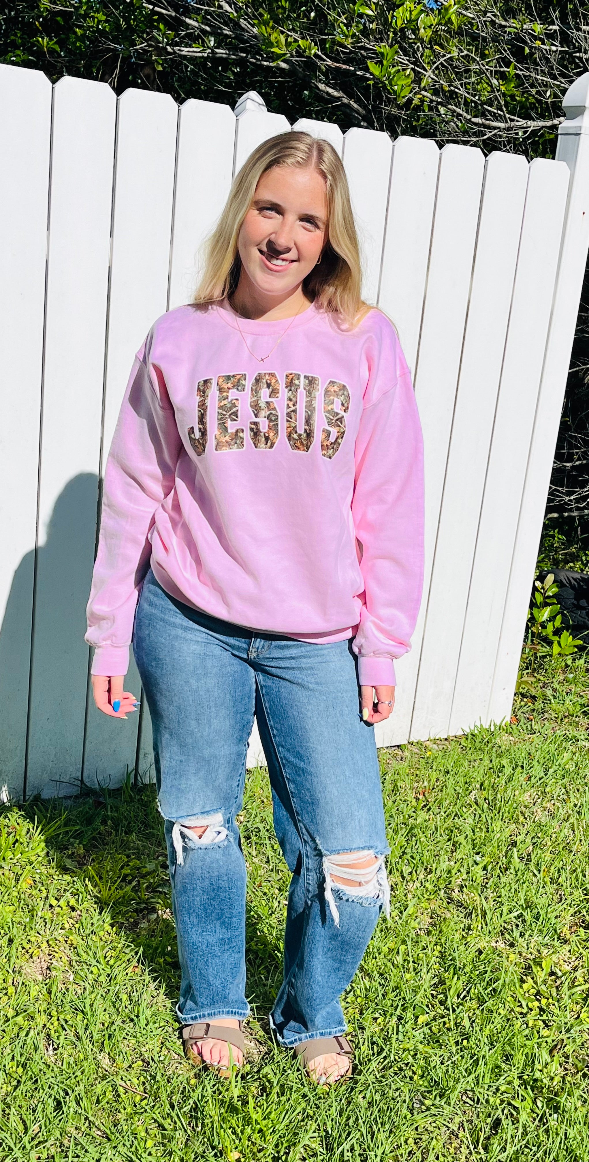 Camo Jesus Sweatshirt
