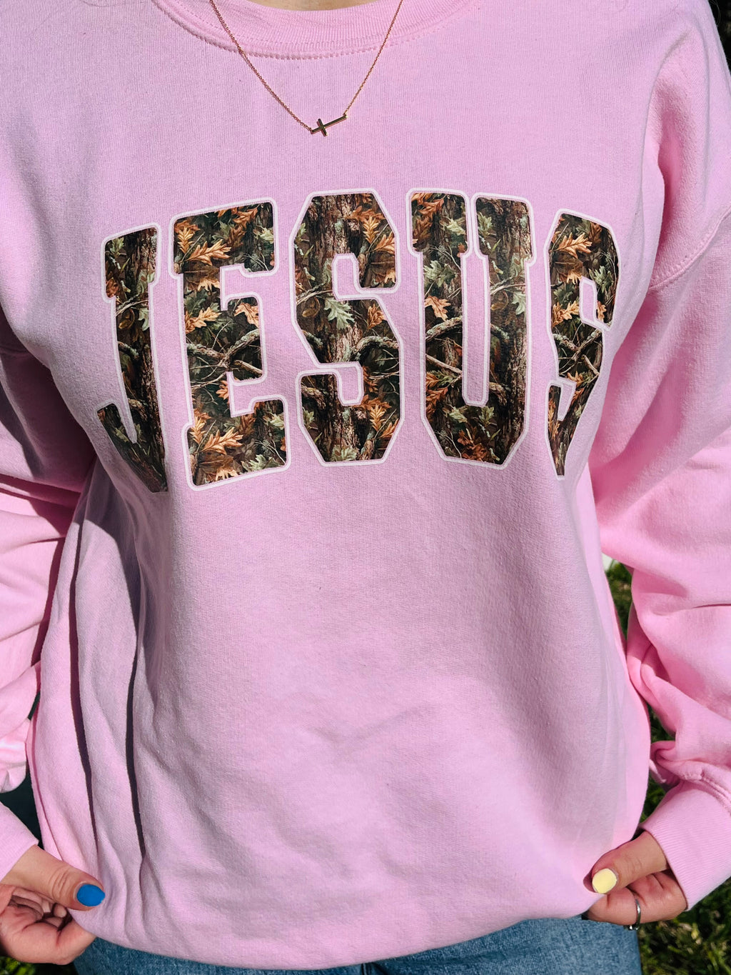 Camo Jesus Sweatshirt