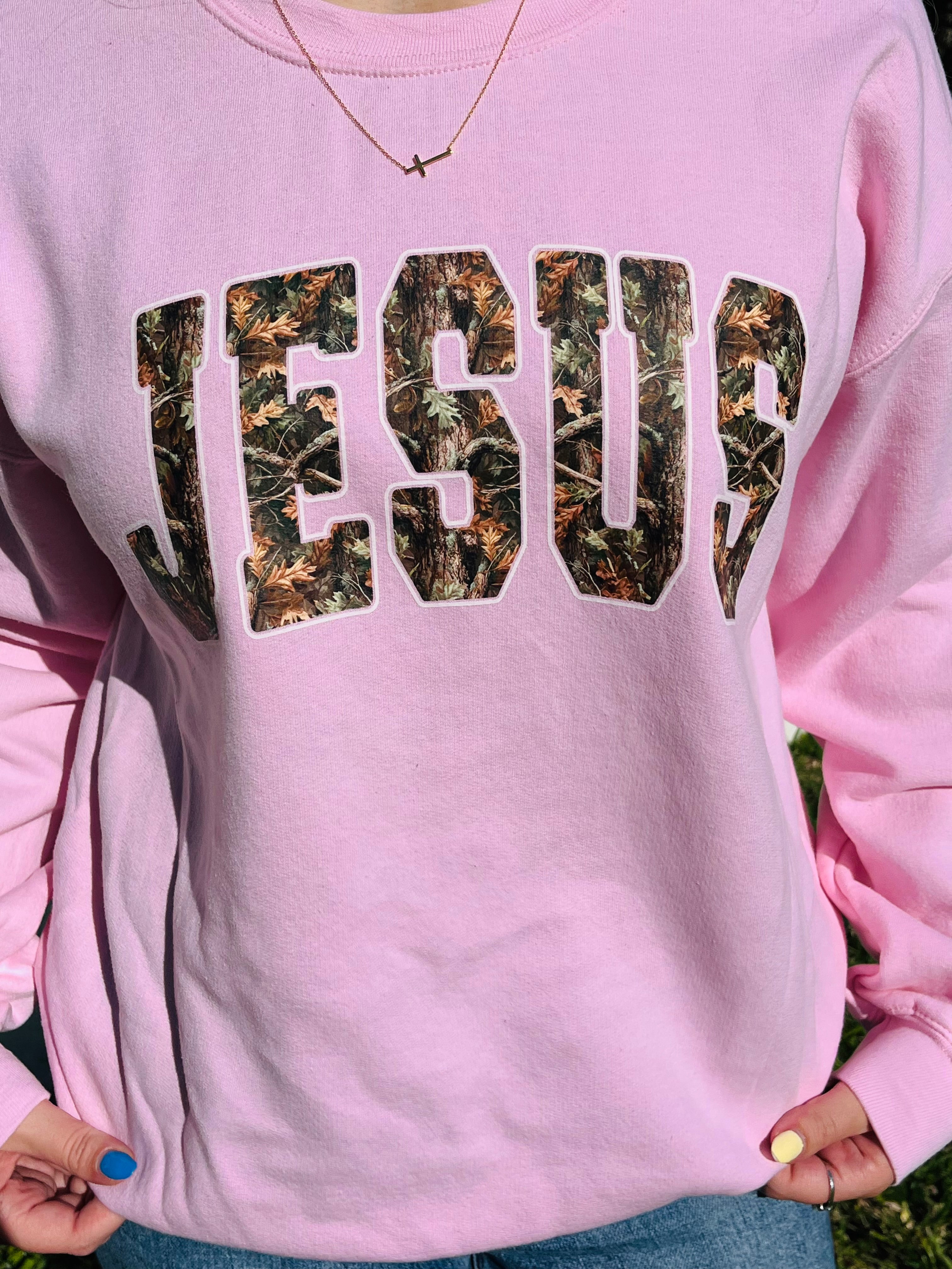 Camo Jesus Sweatshirt