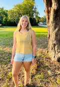 Mustard Knit Tank