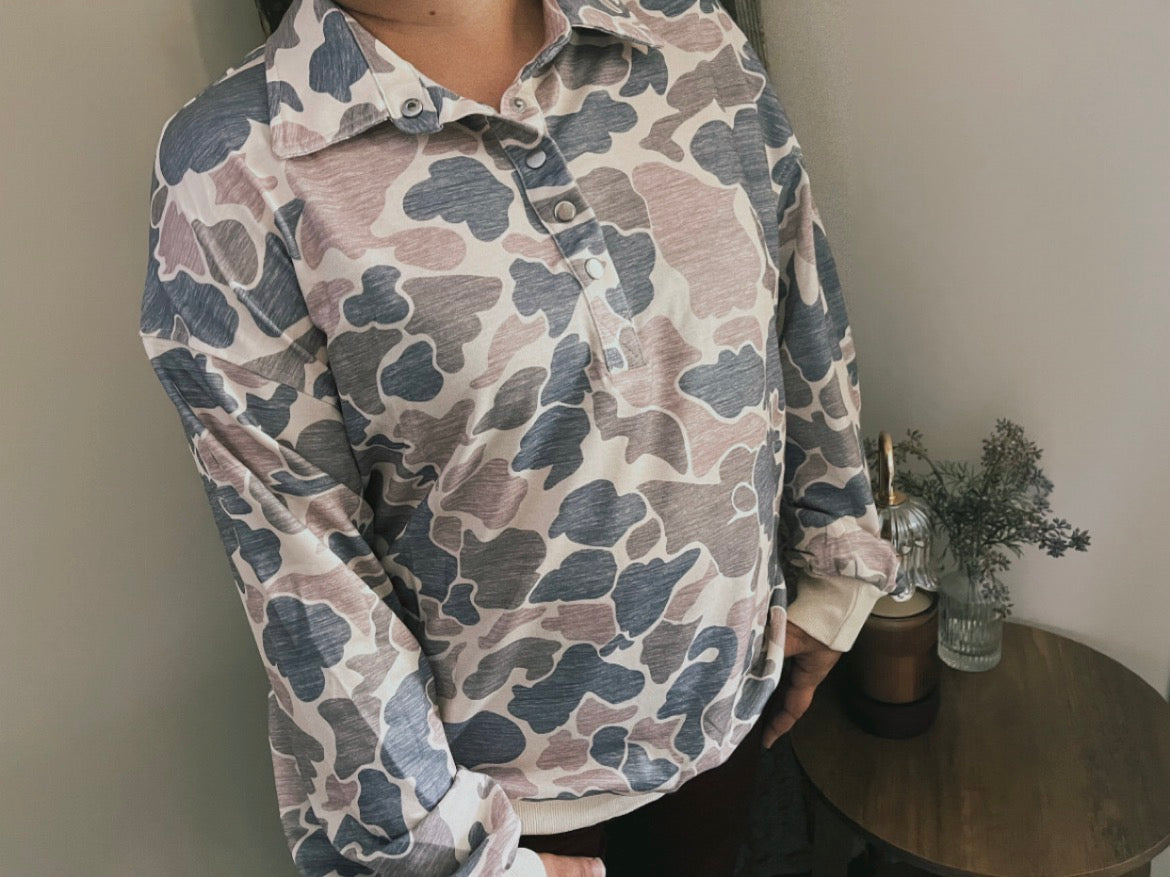 Camo Pullover