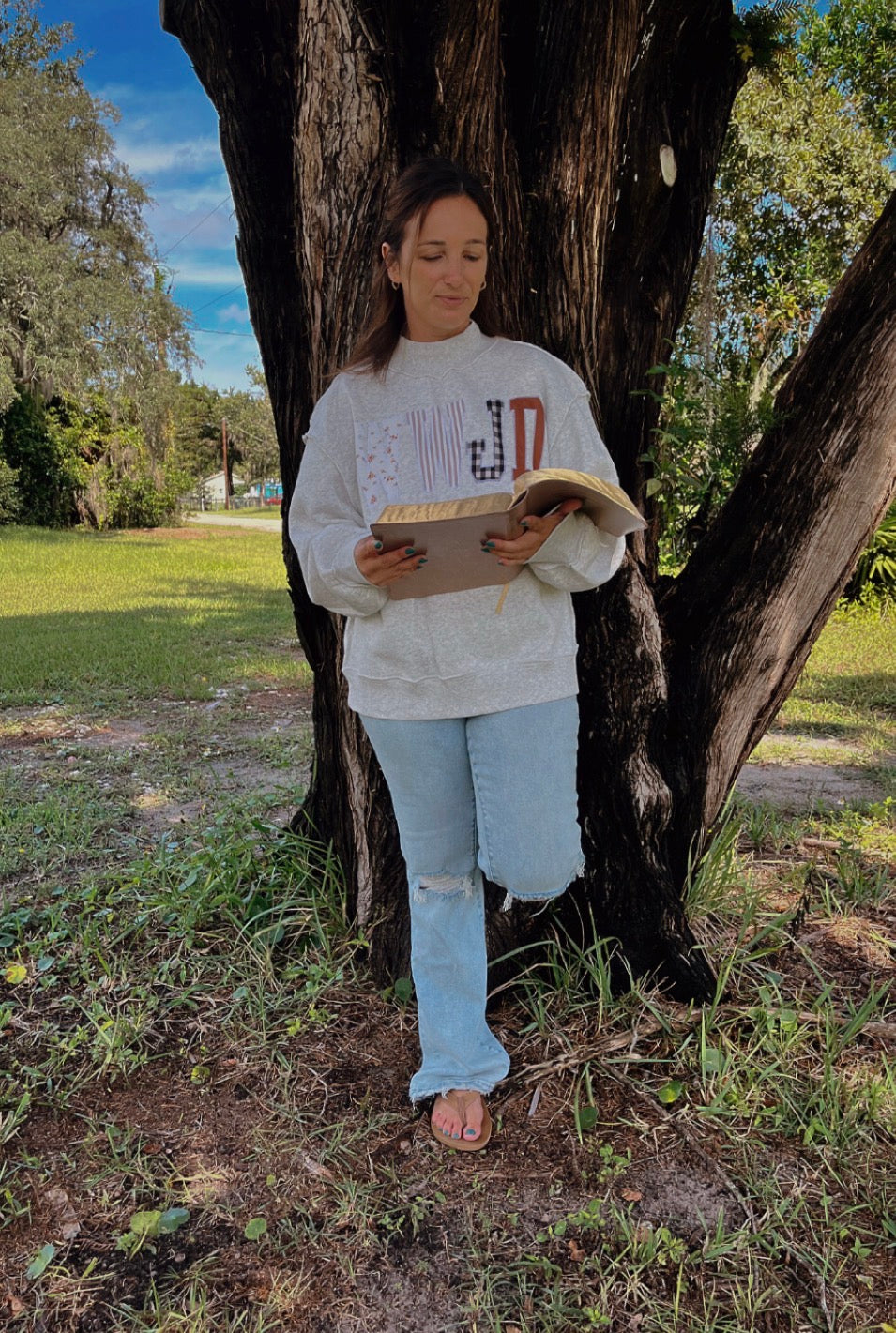 WWJD Mock Neck Sweatshirt